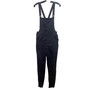 Levis‎ Overalls Womens Medium Black Denim Denizen Gorpcore Frayed Grunge